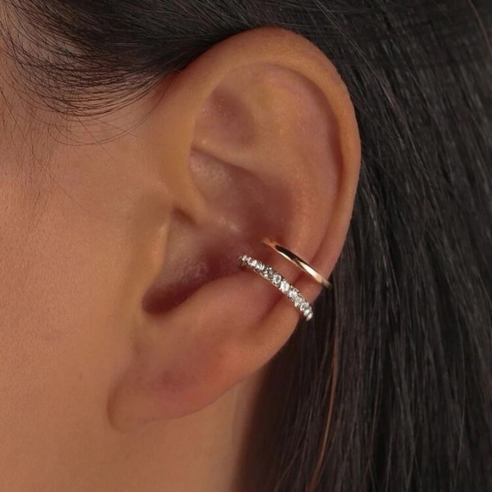 Gold Earring Cuff